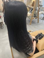 ブローチェラウカ(Broche lauka)&nbsp;ロング×ラベンダーブラック