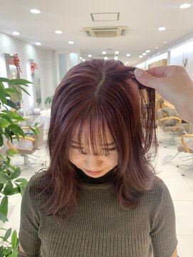 ヴァンカウンシル 金山(VANCOUNCIL kanayama) ハーフブリーチで作るpink color