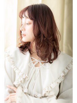 モッズヘア 越谷(mod's hair) ベージュピンク大人かわいいエアリーミディZ越谷10代20代30代