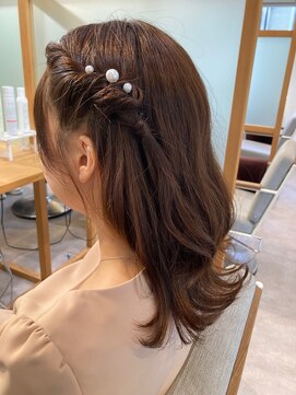 シェリール 八千代台駅(CHERIR) 【お呼ばれスタイル】ツイストハーフアップアレンジ★彡