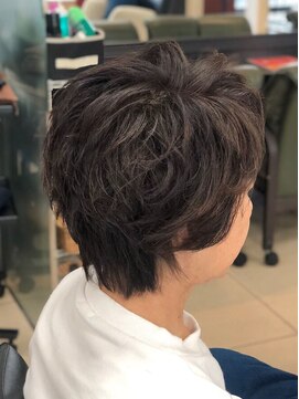 ヘアークリアー 春日部 大人可愛い30代40代50代 長めのショートスタイル 小顔に見せたい