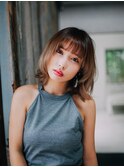 色っぽゆるカールボブ/２０代/３０代/４０代/ハレマチ通り