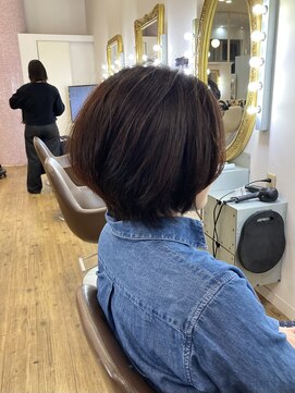 コワファースト 別府 ナチュラルブラウン×ショートボブ