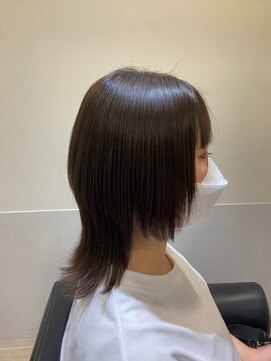 エヌアンドエーコンティ(N&A CONTi) ウルフ×レイヤーカット 姫カット/髪質改善ケアTr/ブラウン