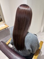 アントワープトーキョー(antwerp TOKYO)&nbsp;30代40代50代酸性ストレート縮毛矯正ピンクベージュ髪質改善