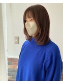 顔周りレイヤー/レイヤーカット/艶髪