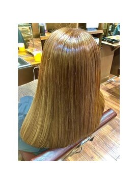 ランソ 成田店(RUNSO) ミルクティーベージュ×ハイライト×似合わせカット♪