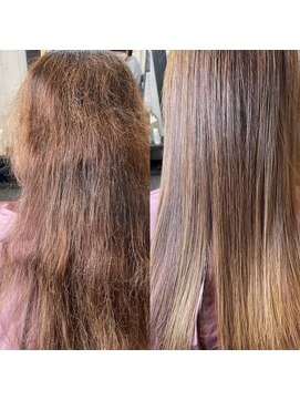 カシア cassia hair dressing salon 【cassia】ハイトーンカラー×グラデーション　[30代40代50代]