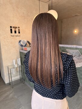 イチ(iTi) ストレートヘア　浄水美容室/三好美容室/四郷美容室/髪質改善