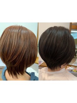 「毎日がサロン帰りの仕上がり！？」乾かすだけでキマる！大人女性に人気の小顔ショートをご提供