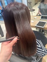 ヴィヴィ(VIVIE)&nbsp;小顔美髪矯正質感再生艶髪質改善ケアカラー暖色ピンクブラウン