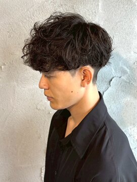 ニアウ 高崎店(Niau) メンズマッシュ緩めシャドウパーマ群馬高崎眉毛韓国