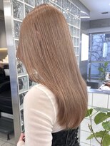 サンクマーケット 渋谷(cinq MARKET) 渋谷ブリーチカラーダブルカラーミルクティーベージュカラー韓国