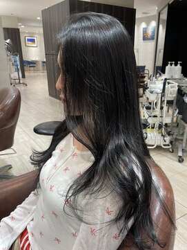 エアー 久留米(AIR) 【久留米】 暗めカラー/前髪カット/立体レイヤーカット