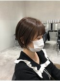丸みショートボブ