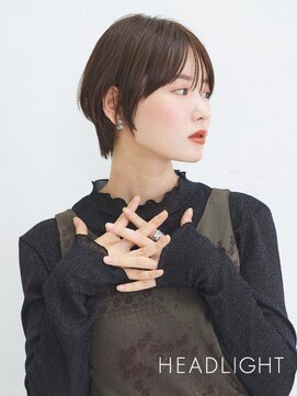 ソーエン バイ ヘッドライト 天神店(soen by HEADLIGHT) マッシュショート×小顔×ヘーゼルブラウン/ココアベージュ/黒髪
