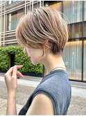 <30.40.50代>大人似合わせショートx透明感カラー