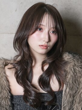 イリ 大阪(ili) レイヤーカット/ブリーチなし/ピンクベージュ/髪質改善