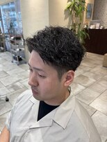 ヒアカアヴェダ 天神VIORO (Heaka AVEDA)&nbsp;ツイストパーマ×アップバング