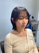 アールサロン アネックス 名駅(Rr SALON ANNEX)&nbsp;ナチュラルレイヤーボブ × シースルーバング