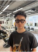 ピンパーマでつくる メンズ スパイキーショート
