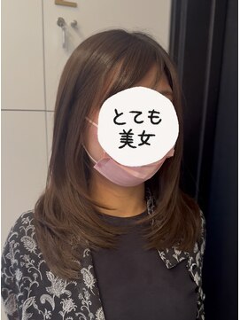 リアン 横須賀中央店(Lien) ミディアムヘア レイヤーカット 透明感カラー