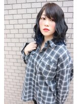 シエ バイ ケンジ 湘南台(sie by KENJE) ダークパープル/ナチュラルショート/夏のヘアアレンジ/湘南台