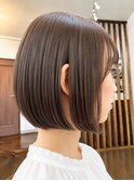定番・切りっぱなしミニボブ
