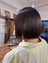 ラボ(LABO)&nbsp;髪質改善ストレート × 切りっぱなしボブ