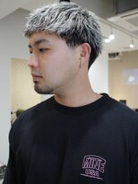 メンズサロンオー 宮崎(Men's salon O.) ブリーチ ツイストスパイラル パーマ 刈り上げ ハイトーン