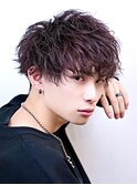 ラウンドマッシュ【ツイスパ/ワインレッド】