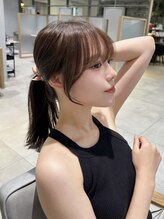 フォルテ ガーデン ヒルズ 静岡店(FORTE GARDEN HILLS)&nbsp;韓国風レイヤーカット/顔周りカット/ミルクティーベージュ/静岡