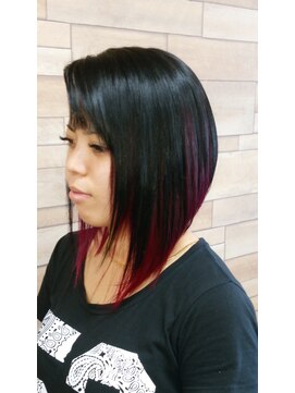 グランディール 赤メッシュ