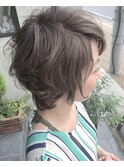 『ルーナ京都』くせ毛風 大人かわいいショートヘア サイド