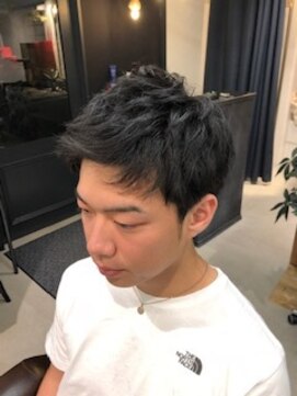 クフィア メンズヘアー カンポ 難波店(CUFFIA MEN'S HAIR CAMPO) ＜メンズ＞ビジネスツーブロックワイルドアップバング