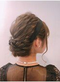 ルーズシニヨン　《　六本木　ヘアセット　》