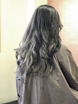 ヘアーサロン デペント(HAIR SALON Depend) ロング×インナーカラー スモーキーパール☆