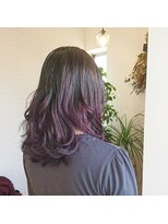 ヘアールーム スイッチ(hair room Switch)&nbsp;ラベンダーピンクグラデーションカラー