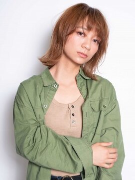 クアトログランシュ 水戸店(QUATRO×GranCieux) ラフ感外ハネミディアム