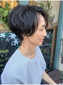 ナチュラルハンサムショート