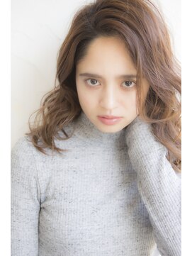 ミエルヘアーエスト 新宿店(mielhair est) ゆるふわニュアンスミディ