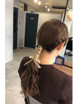 マチュレ 池袋(Mature) 『ヘアセット専門店Mature』紐アレンジ