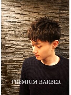 ヒロギンザプレミアムバーバースパ パレスホテル店(HIRO GINZA) ツーブロック×束感×マッシュショート／大手町／理容室