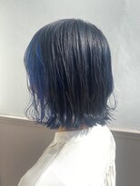 リズ 都島店(Lis) 艶感ダークブルー☆インナーブルー