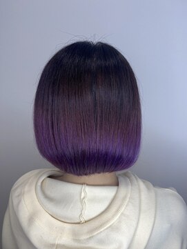 アペル(APPEL) ダブルカラー　バイオレット　髪質改善カラー【岡山/岡山駅】