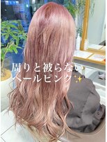 アース 武蔵境店(HAIR & MAKE EARTH) ペールピンクカラー☆