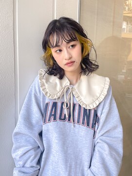 チクロヘアー(Ticro hair) kana - momiage yellow