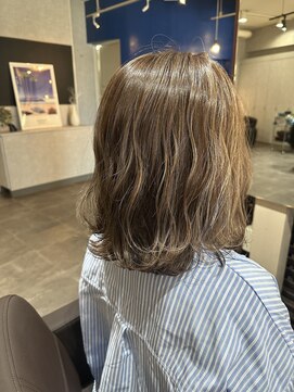 ブルー(blue) ナチュラルハイライト