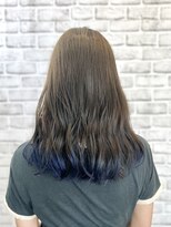 アヤナ バイ アヤラ(ayana by ayala)&nbsp;裾カラーBLUE/片岡タイガー