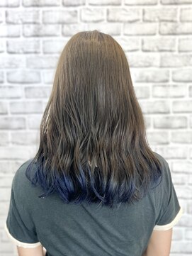 アヤナ バイ アヤラ(ayana by ayala) 裾カラーBLUE/片岡タイガー